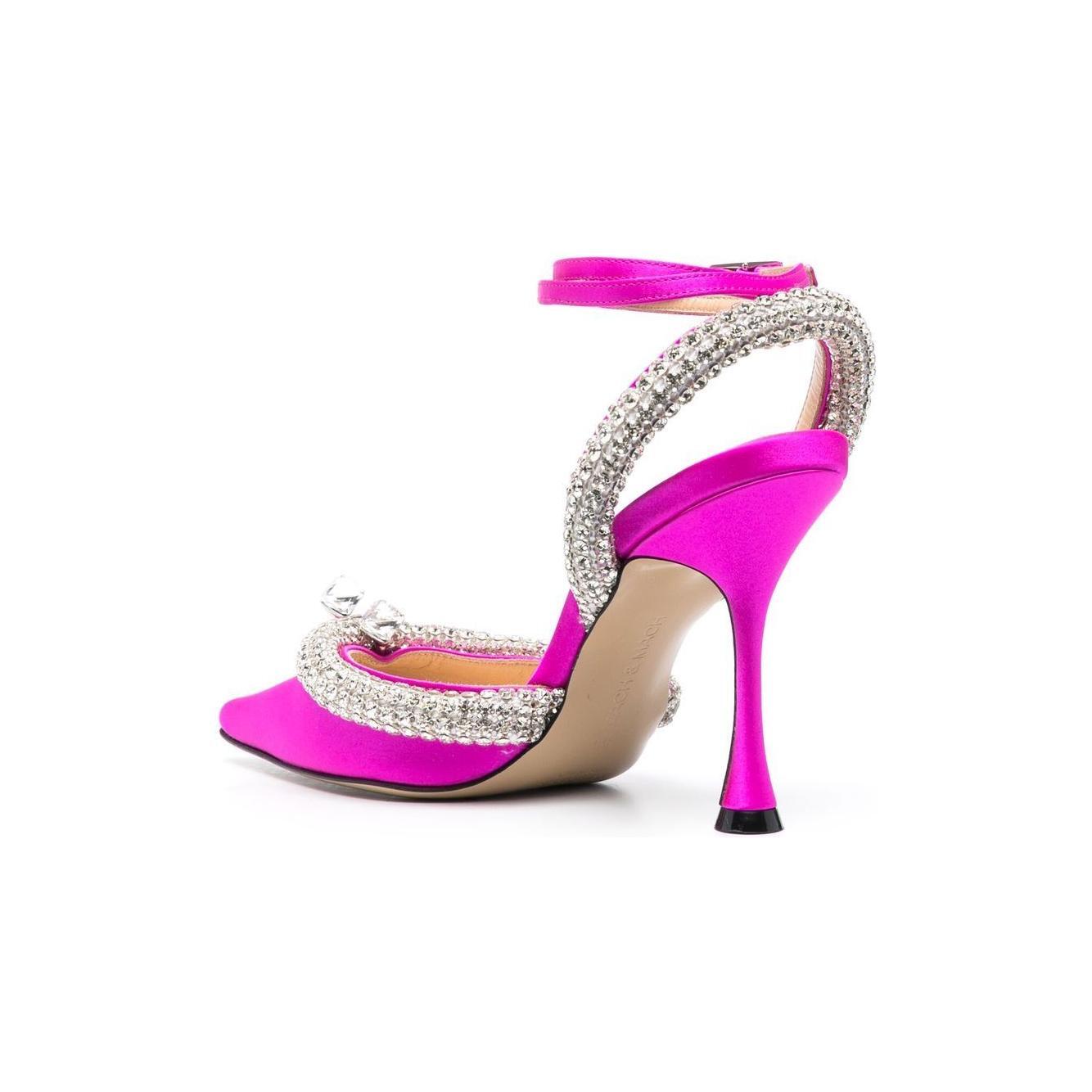 MACH & MACH With Heel Fuchsia R23-S0159SATINFUCHSIA