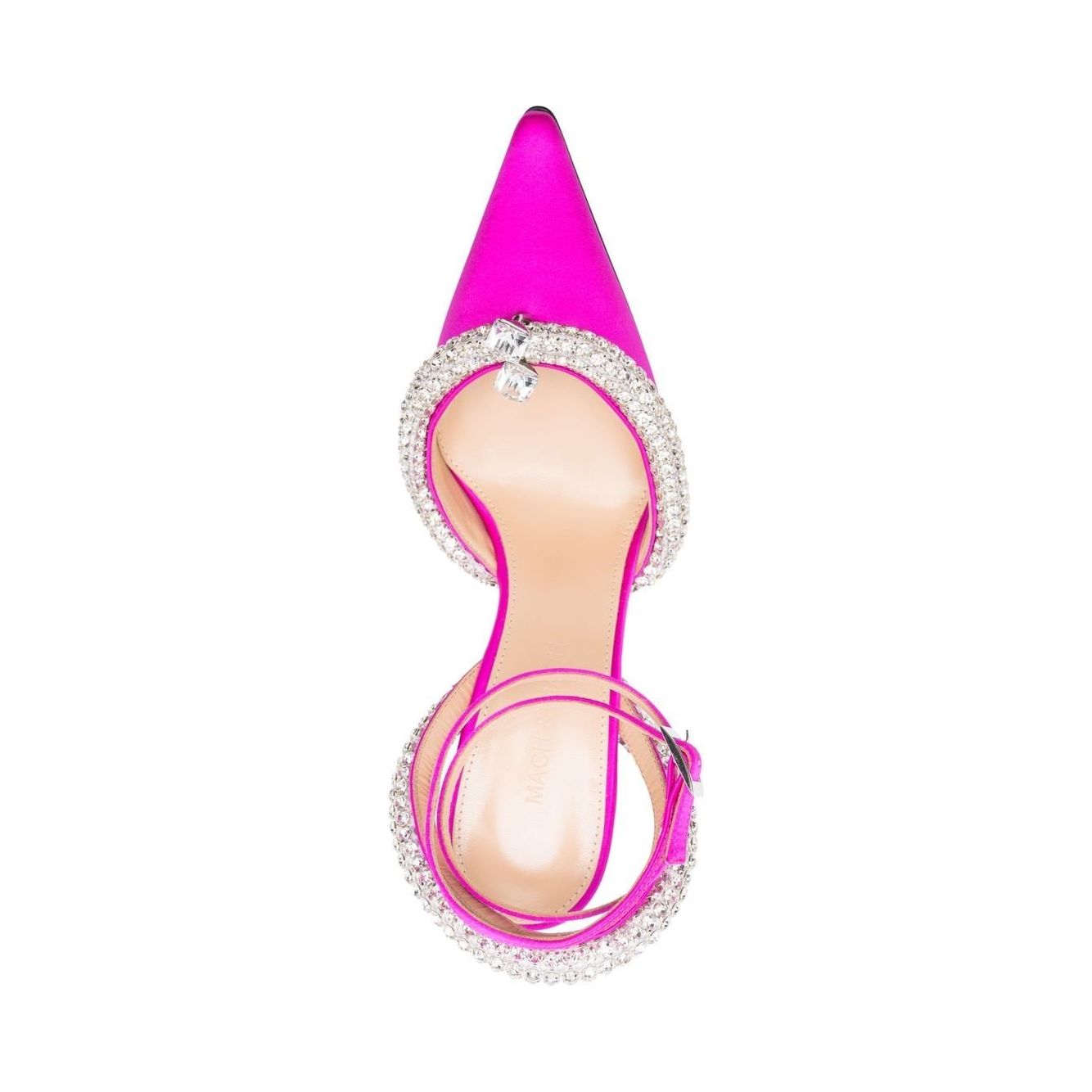 MACH & MACH With Heel Fuchsia R23-S0159SATINFUCHSIA