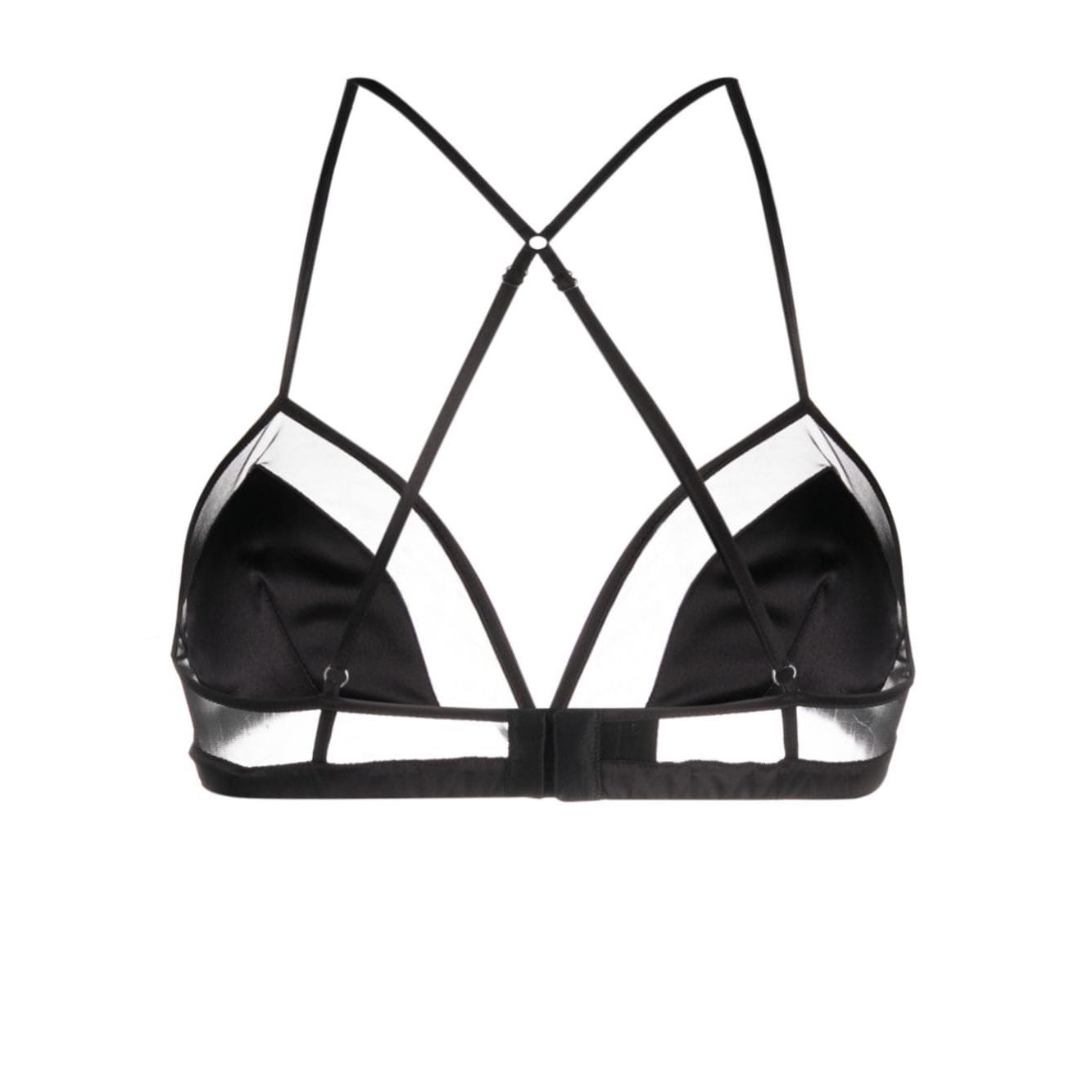 Dolce & Gabbana panelled tulle satin bra