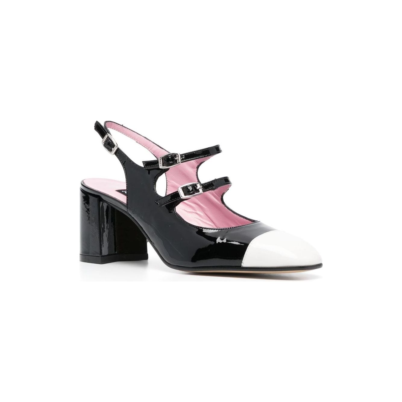 CAREL PARIS With Heel Black PAPAYA03NOIR/IVOIRE