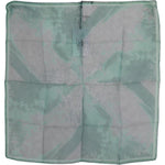 Costume National Green Silk Shawl Foulard Wrap Scarf MS1650