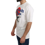 Dolce & Gabbana White Leopard Royal Top T-shirt TSH4952-46