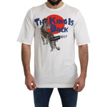 Dolce & Gabbana White Leopard Royal Top T-shirt TSH4952-46