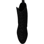 Dolce & Gabbana Elegant Black Leopard Print Short Boots Dolce & Gabbana Black