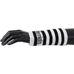 Dolce & Gabbana Black White Wool DGMillennials Wristband Wrap