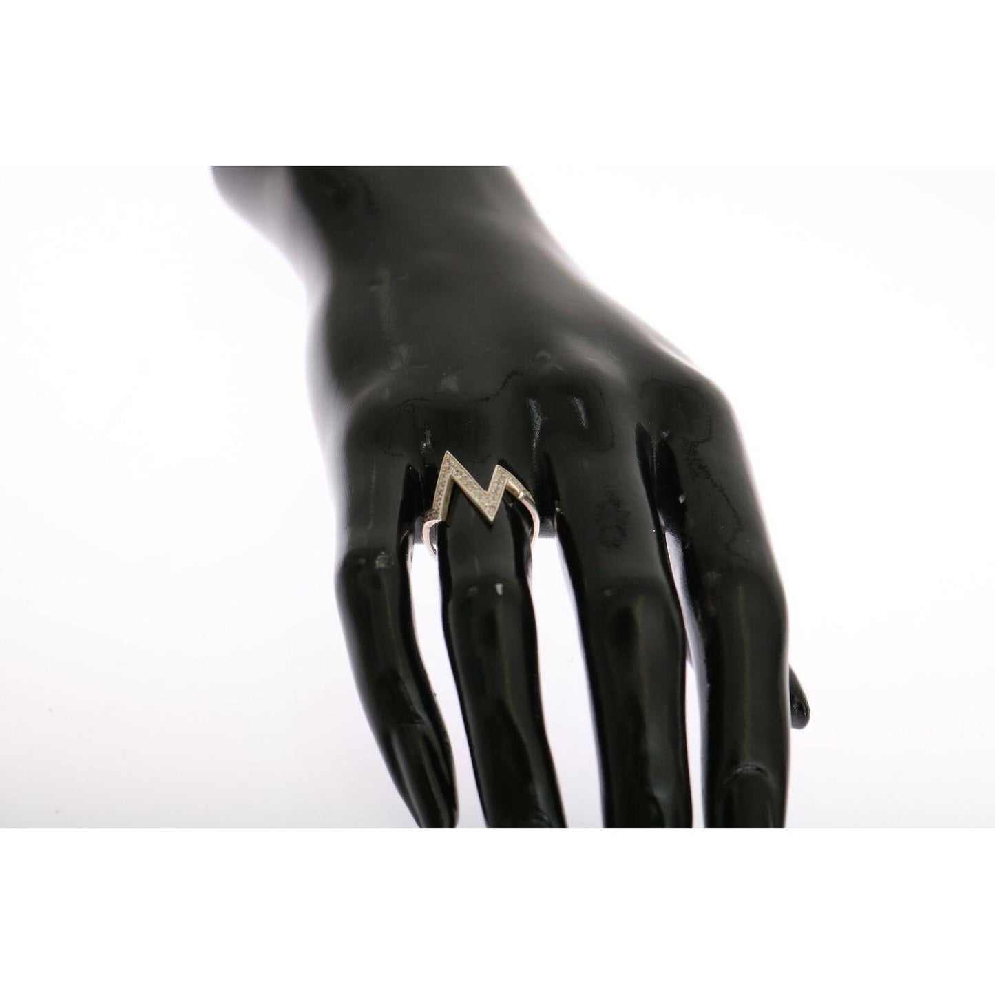 Nialaya Silver Authentic Womens Clear Ring SMY11069-44