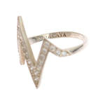 Nialaya Silver Authentic Womens Clear Ring SMY11069-44