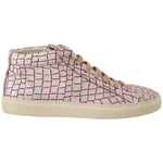 HIDE & JACK White Bordeaux Leather Casual Lace Up Sneakers Shoes MV4297 - 42
