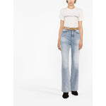 Saint Laurent Reverse Logo Print T-shirt 665234Y37AW9744-P25