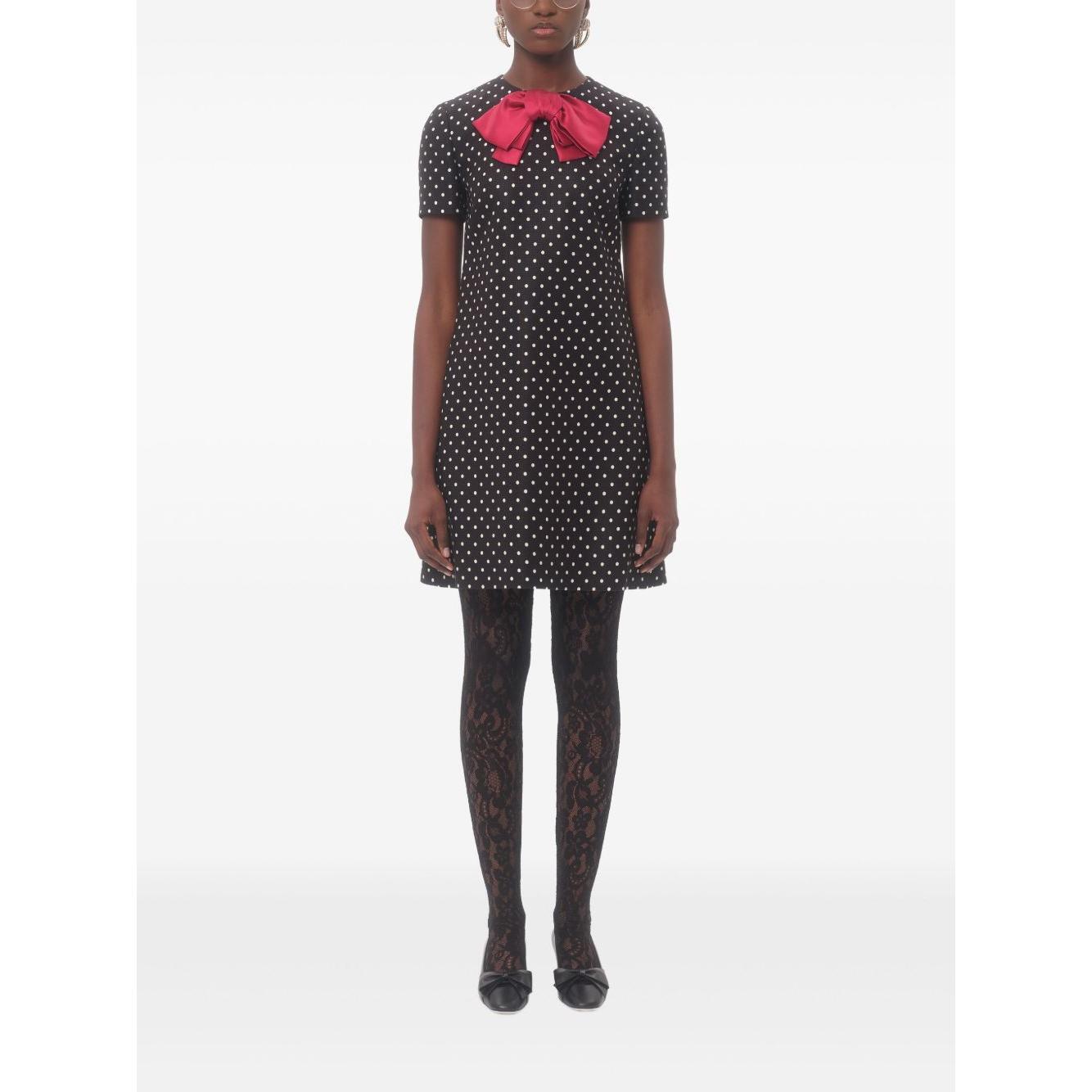 Valentino mini dress with bow BVADL698SAFQ-P25