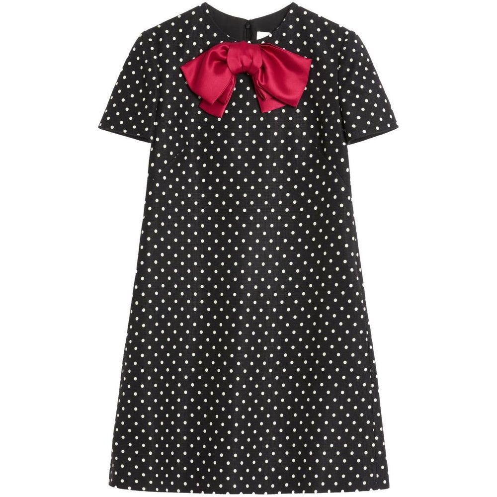 Valentino mini dress with bow BVADL698SAFQ-P25