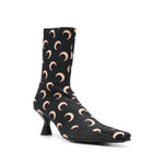 Marine Serre 60mm moon-printed jersey boots WFW041ACJER0053IT99-P25