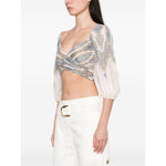 Zimmermann Zimmerman pleated design top 3915TS25RBPA-P25