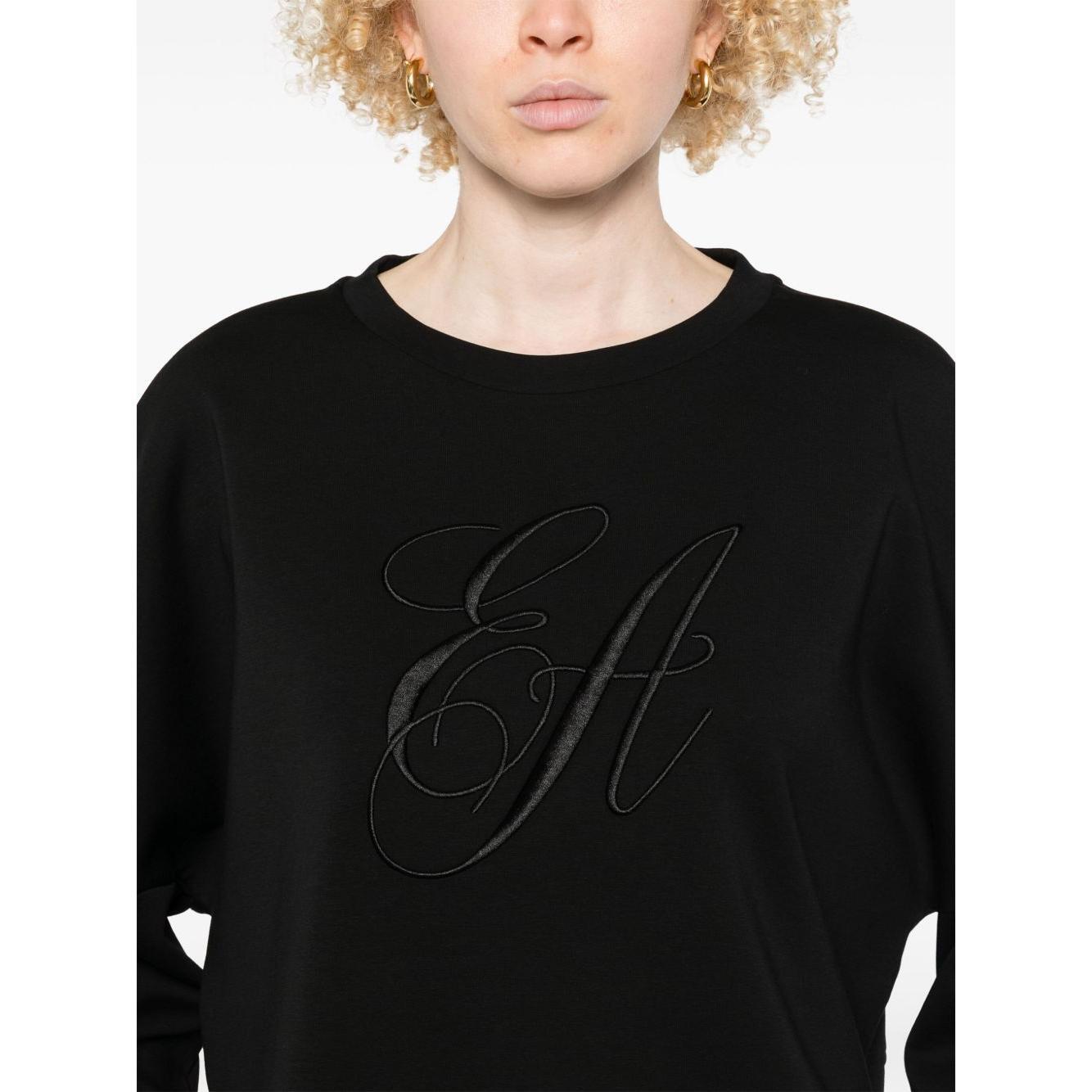 Emporio Armani Double jersey sweatshirt with logo embroidery EW000482AF10002UC001-P25