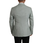 Dolce & Gabbana Light Green Cashmere Silk Blazer JKT3396- 44