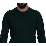 Dolce & Gabbana Green Cashmere Crewneck Pullover Sweater TSH7519- 44