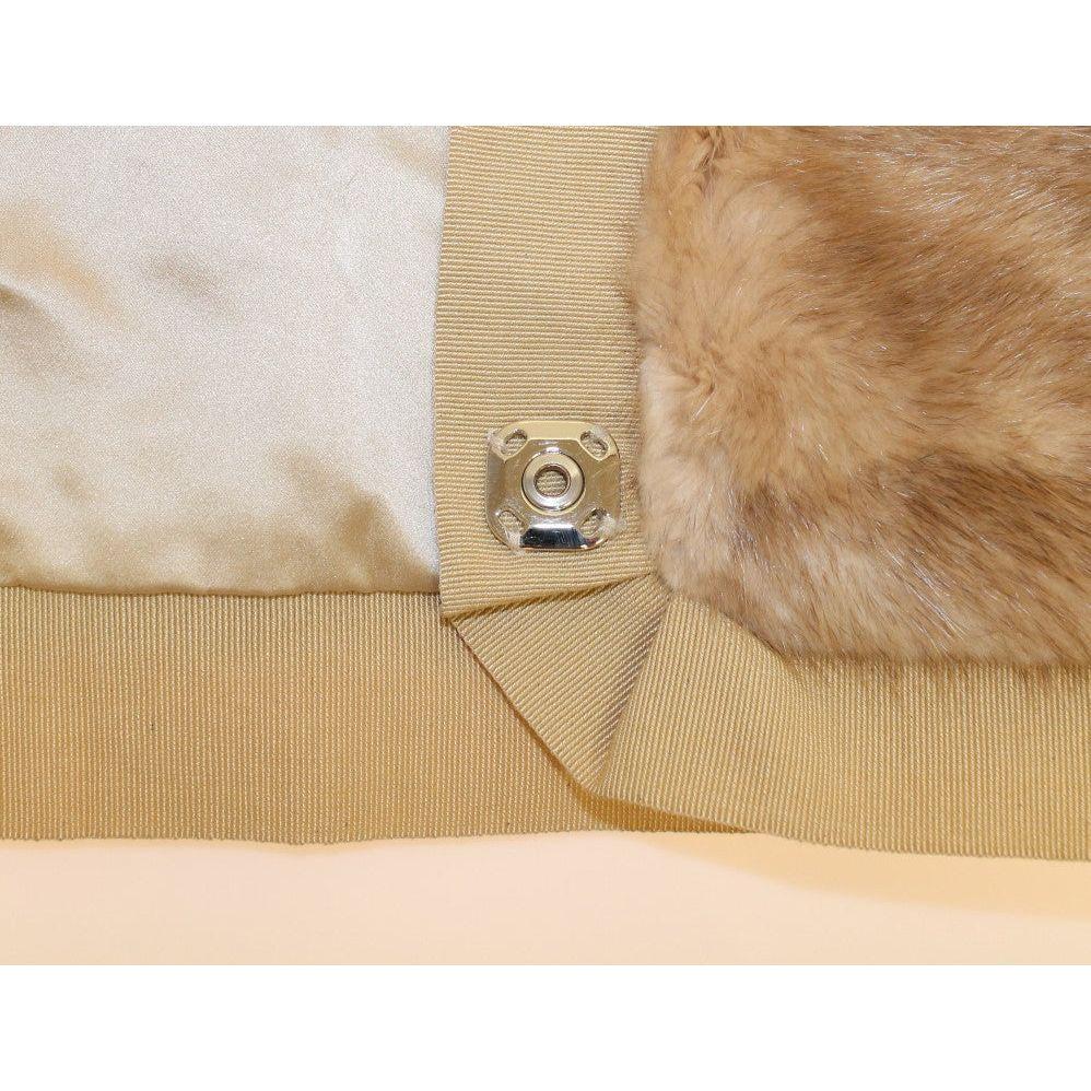 Dolce & Gabbana Beige MINK Fur Scarf Foulard Neck Wrap Fur Scarves