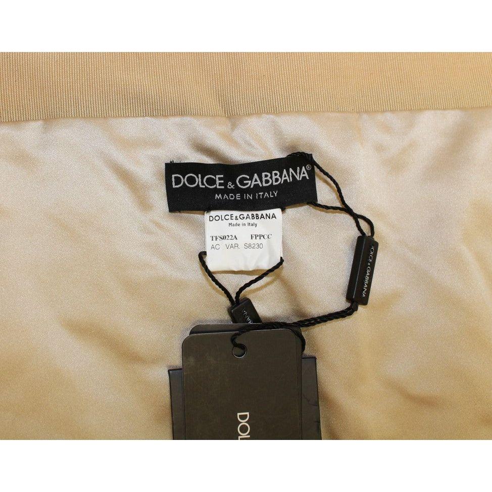 Dolce & Gabbana Beige MINK Fur Scarf Foulard Neck Wrap Fur Scarves