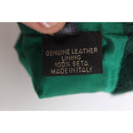 Dolce & Gabbana Green Leather Xiangao Fur Elbow Gloves LB128-1