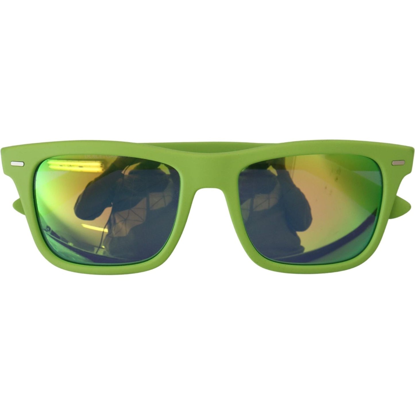 Dolce & Gabbana Green Rubber Full Rim Frame Shades DG6095 Acid Sunglasses GLA1159
