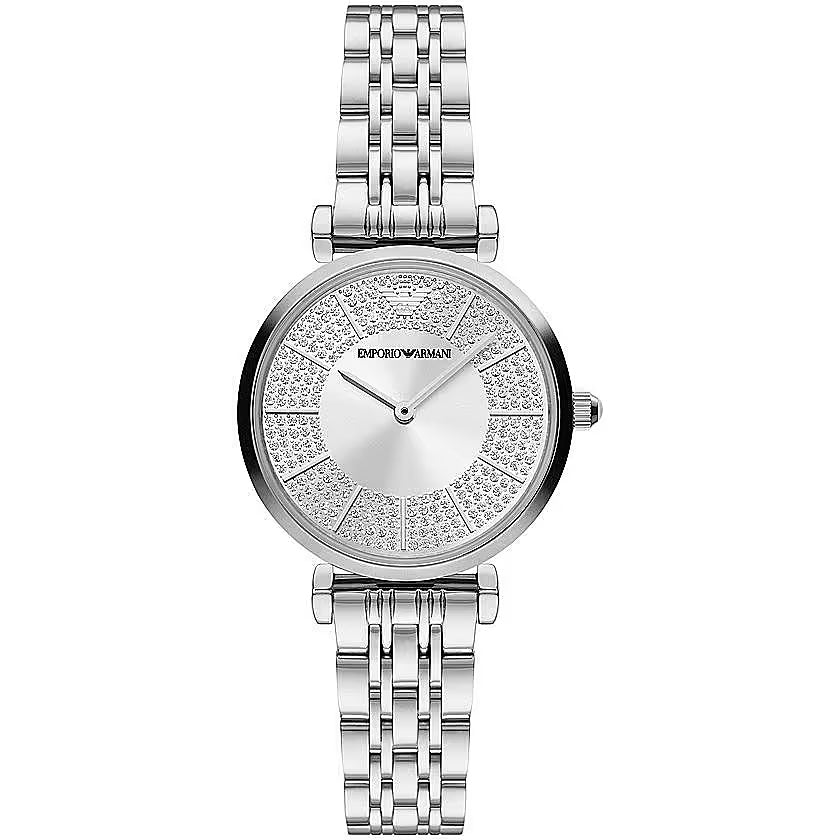 Emporio Armani Elegant Silver-Toned Women's Watch 4064092112085