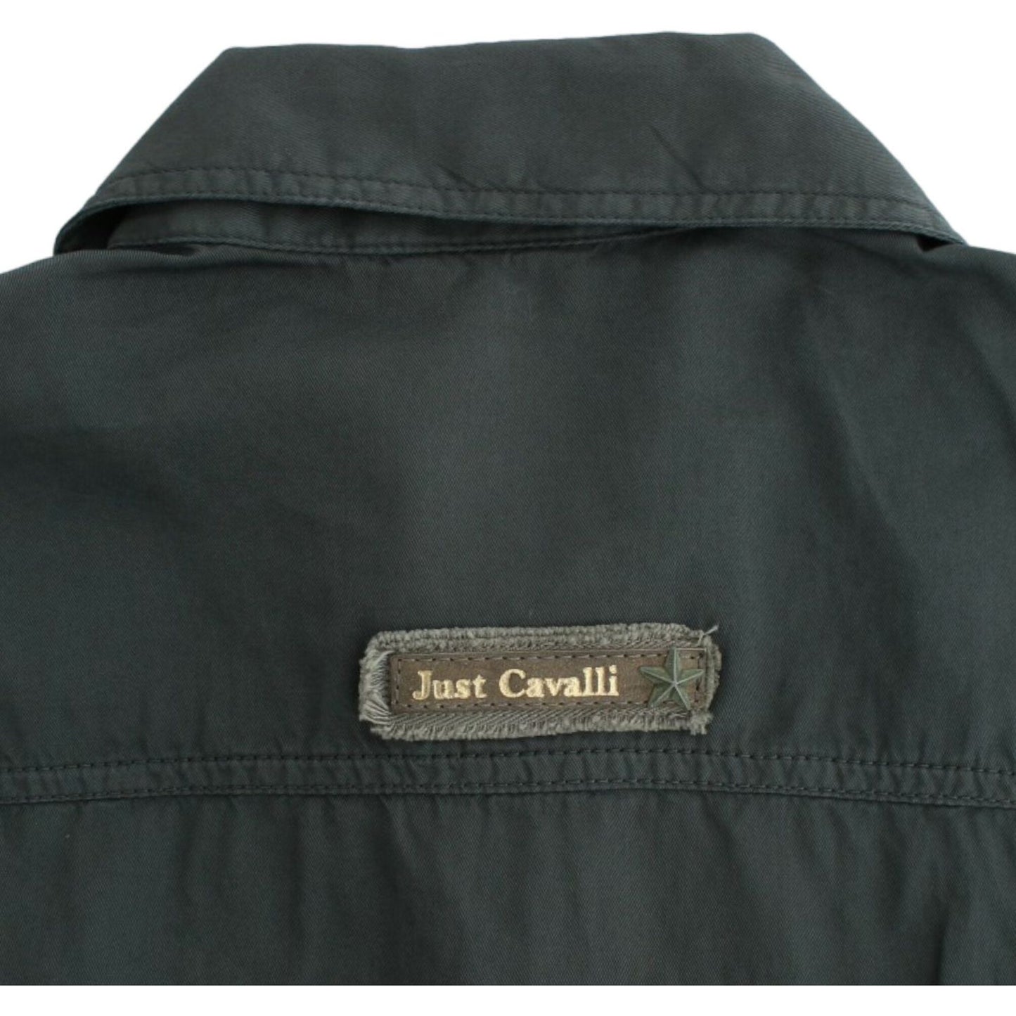 Cavalli Gray button down shirt