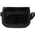 Balenciaga Black Exotic Leather Shoulder Crossbody Camera Bag