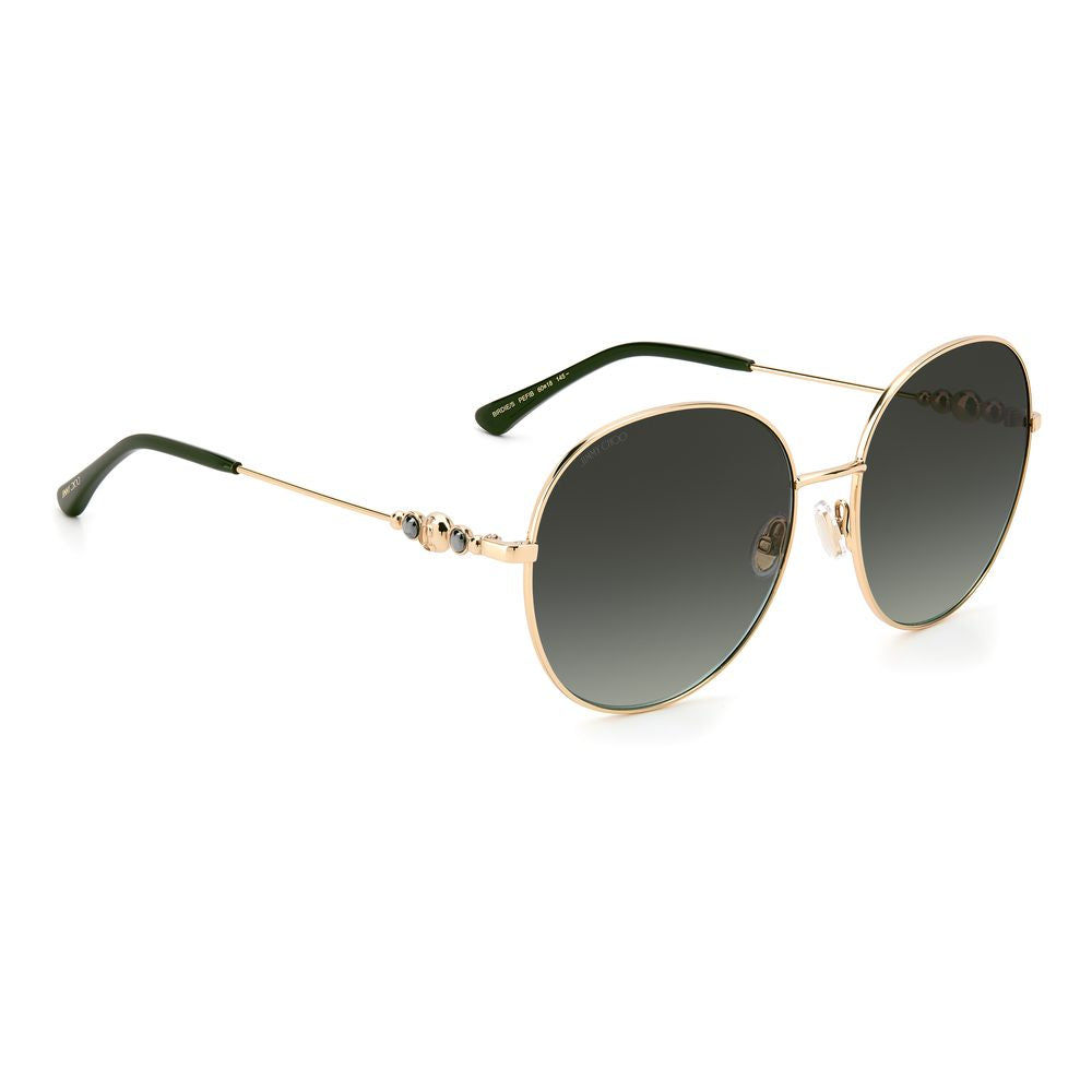 Jimmy Choo Green Stainless Steel Sunglasses