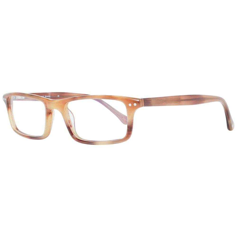 Hackett Brown Plastic Frames with octagon shape, brown color, and measurements of 54/19/145mm. Ideal glasses for men.