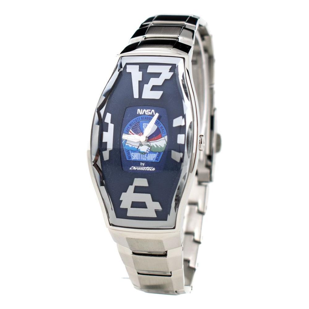 Chronotech Silver Stainless Steel Watch