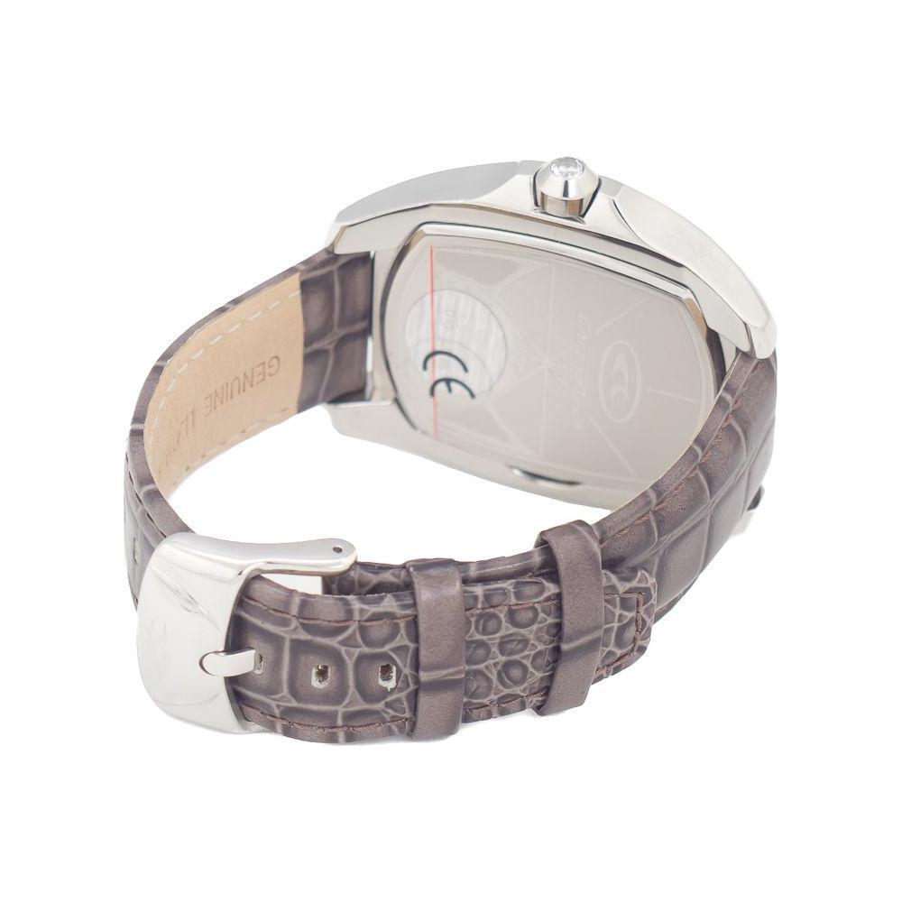 Chronotech Gray Leather Watch CHCT7988M70AC