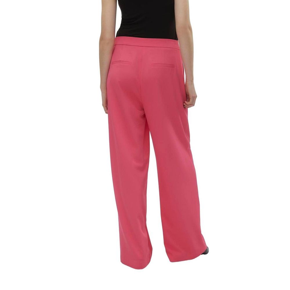 Vero Moda Pink Polyester Pant