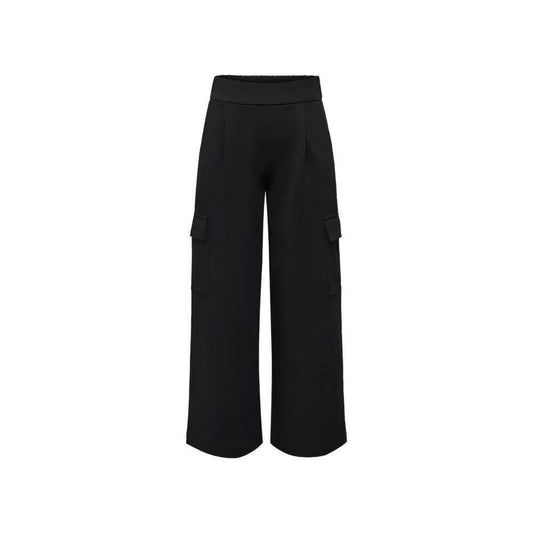 Jacqueline De Yong Black Polyester Pant