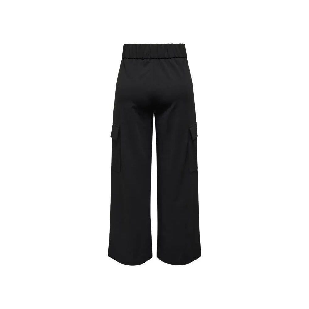 Jacqueline De Yong Black Polyester Pant
