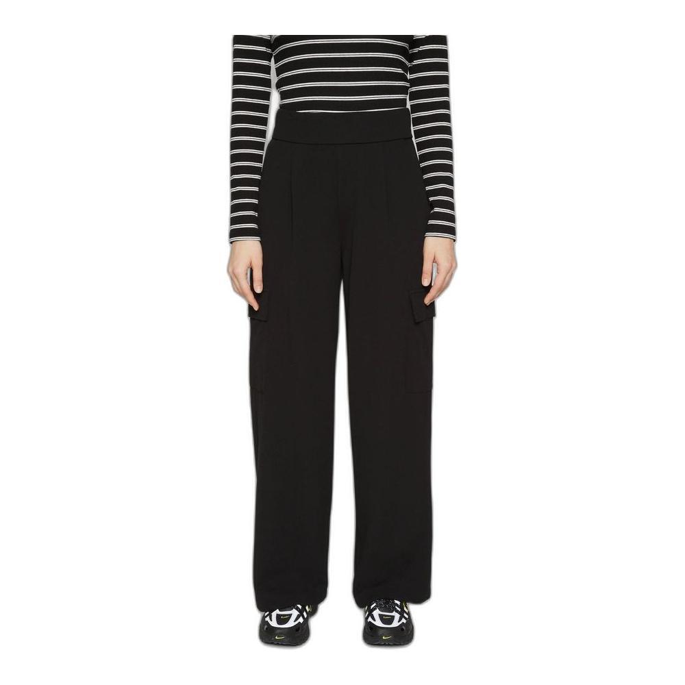 Jacqueline De Yong Black Polyester Pant