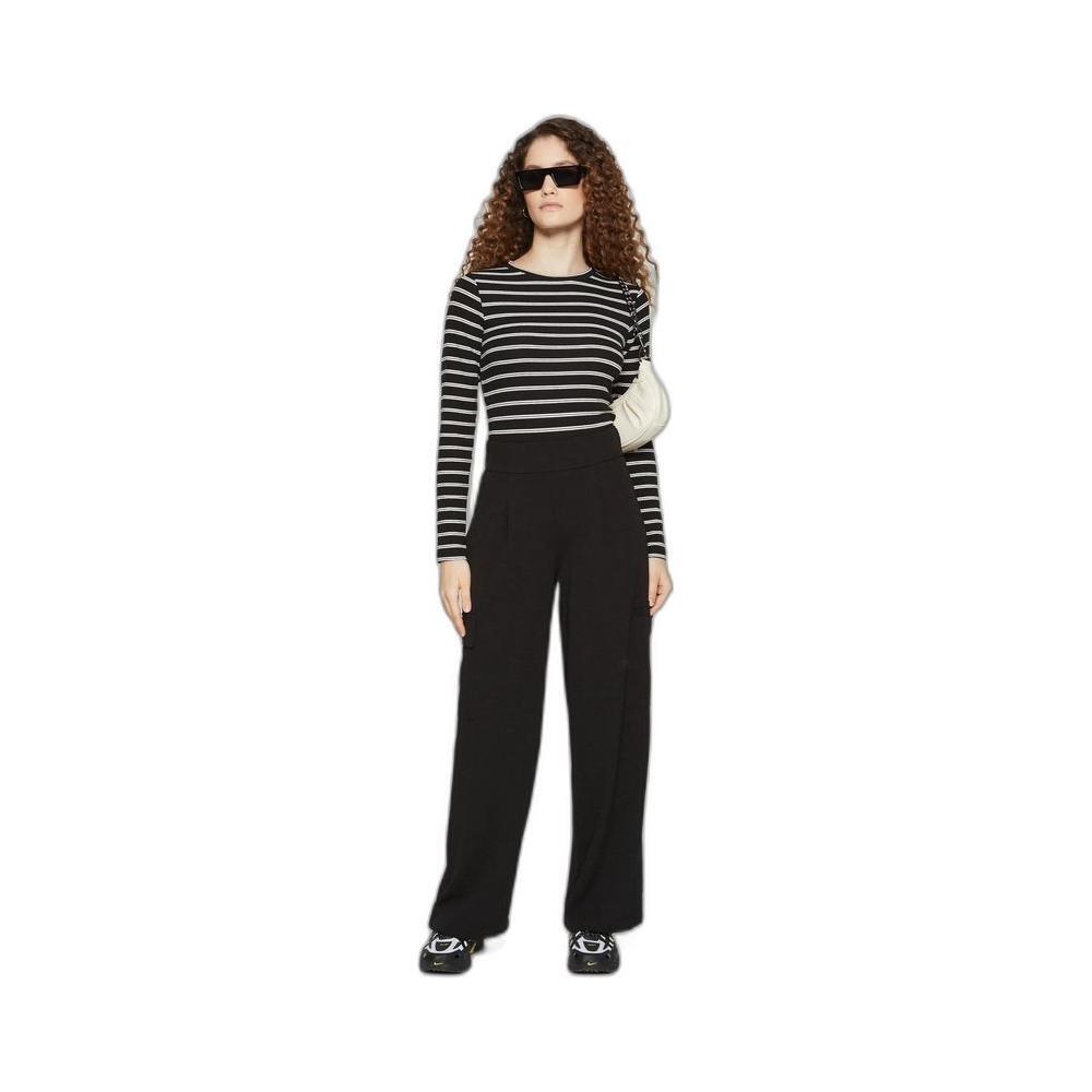 Jacqueline De Yong Black Polyester Pant