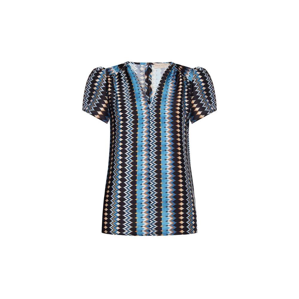 Rinascimento Turquoise Polyester Blouse RI-12021500679-IT38|XS