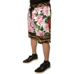 Dolce & Gabbana Multicolor Floral Cotton Men Bermuda Shorts PAN75652-54