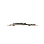 Dolce & Gabbana Beige DG Logo Leather Gold Metal Men Keychain Keyring
