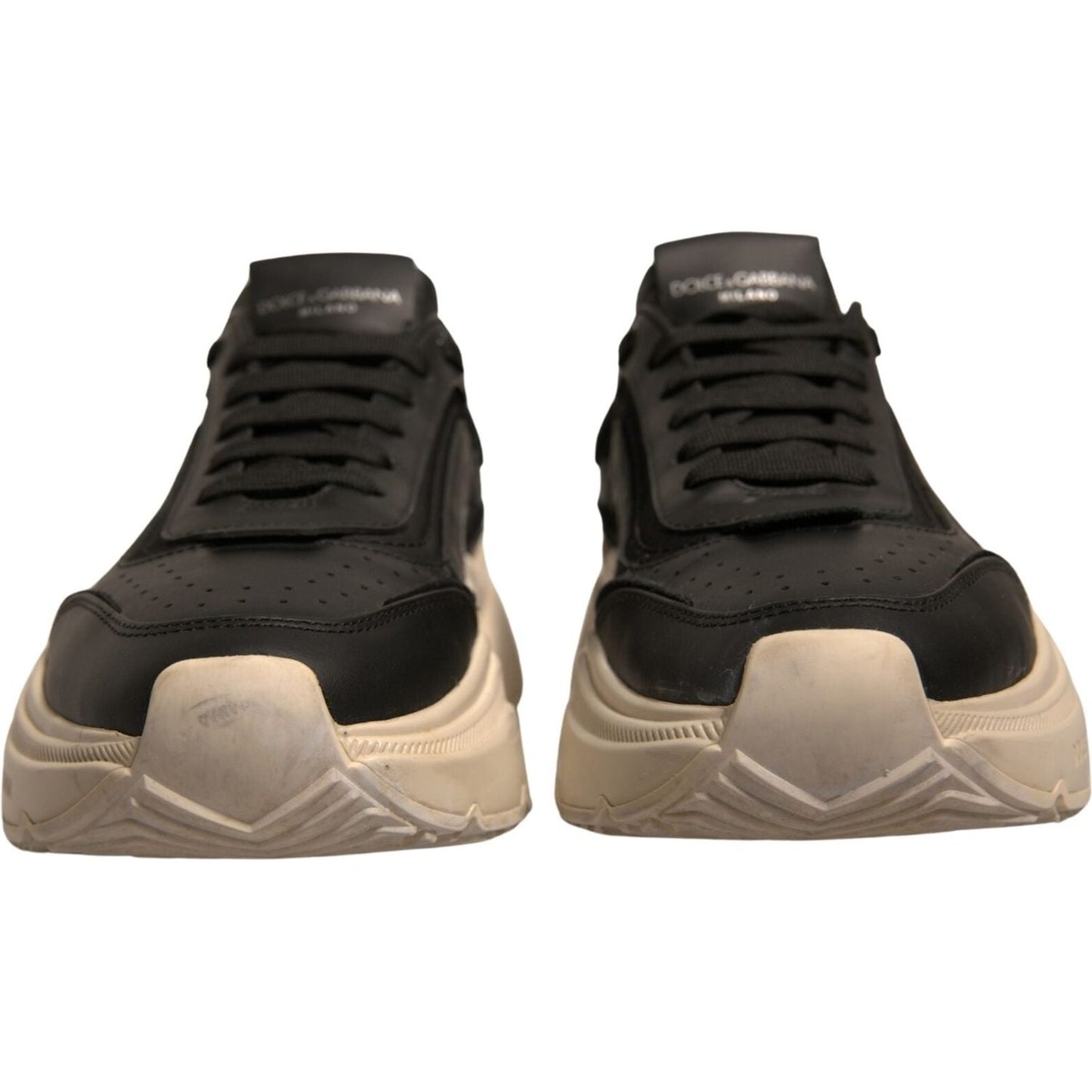 Dolce & Gabbana Black White Daymaster Low Top Sneakers Shoes MV6954-43