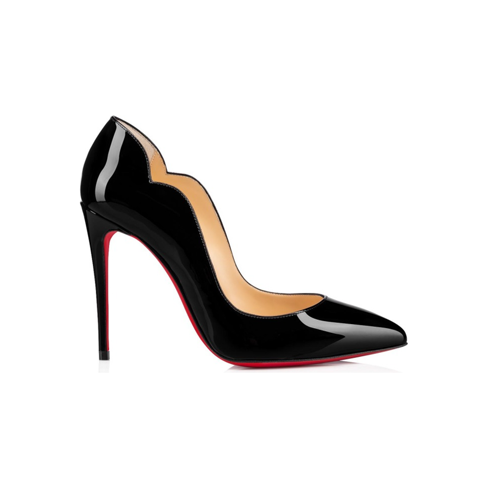 Christian Louboutin Black Patent Leather Hot Chick Pumps 100 CL1190911BK01