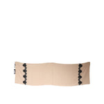 Dolce & Gabbana Beige Floral Lace Trim Silk Neck Wrap Scarf