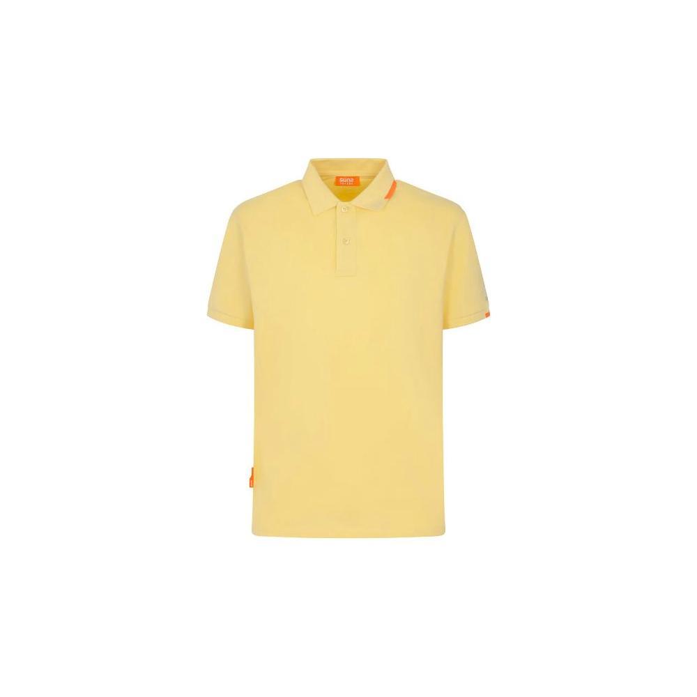 Suns Yellow Cotton Polo Shirt