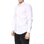 Dolce & Gabbana White MARTINI Cotton Men Formal Dress Shirt TSH86371-39