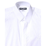 Dolce & Gabbana White MARTINI Cotton Men Formal Dress Shirt TSH86371-39