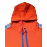 Dolce & Gabbana Orange Cotton Hooded Men Sweatshirt Sweater TSH90272-50