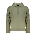 Napapijri Emerald Green Hooded Sweatshirt with Embroidery NA-28534-XXL