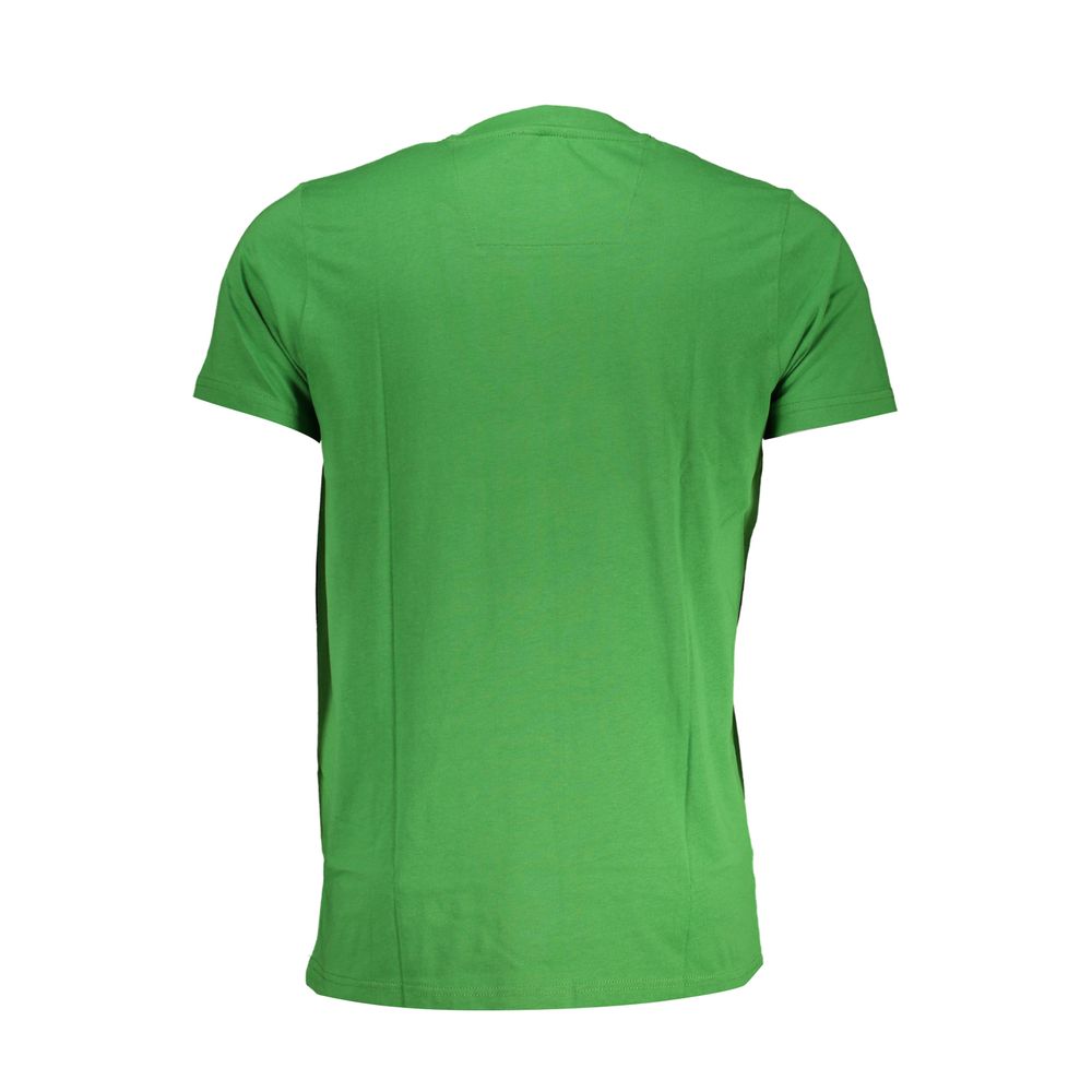 Cavalli Class Green Cotton T-Shirt CA-28581-L
