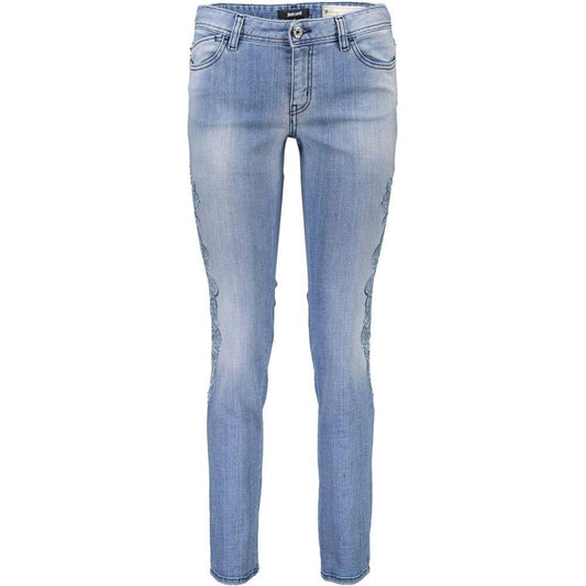 Just Cavalli Blue Cotton Women Jeans