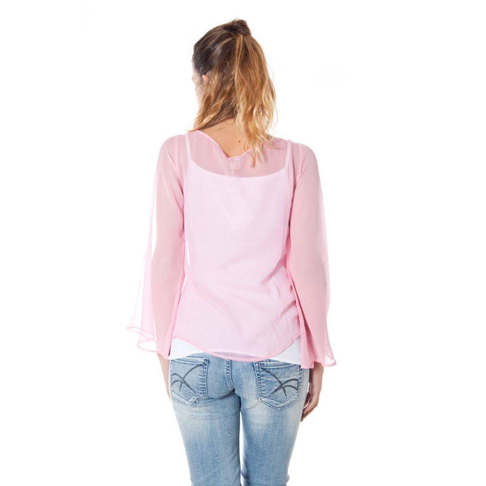 Phard Pink Silk Women T-Shirt PH-37729-S